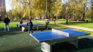 Площадка для игры в настольный теннис в Чертановском подворье